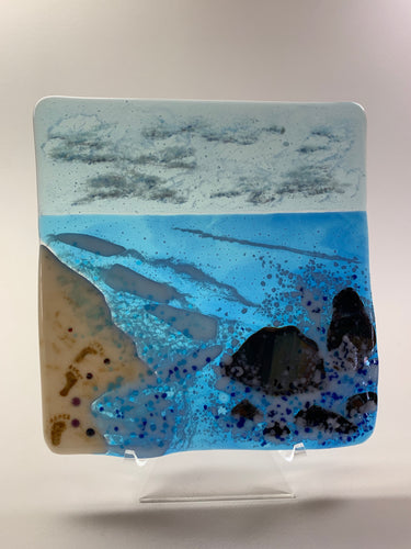 Beachtime Frit Painting