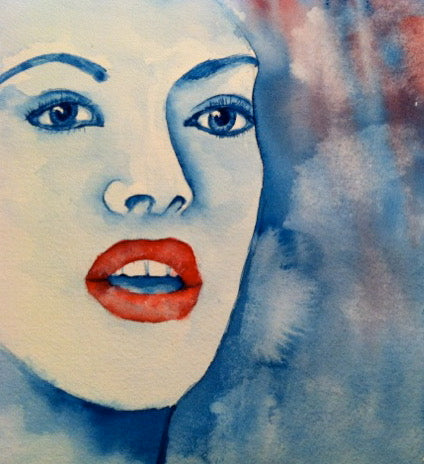 Lady in Blue