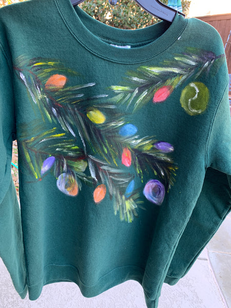 Free Art For All - Painting a Christmas Sweatshirt