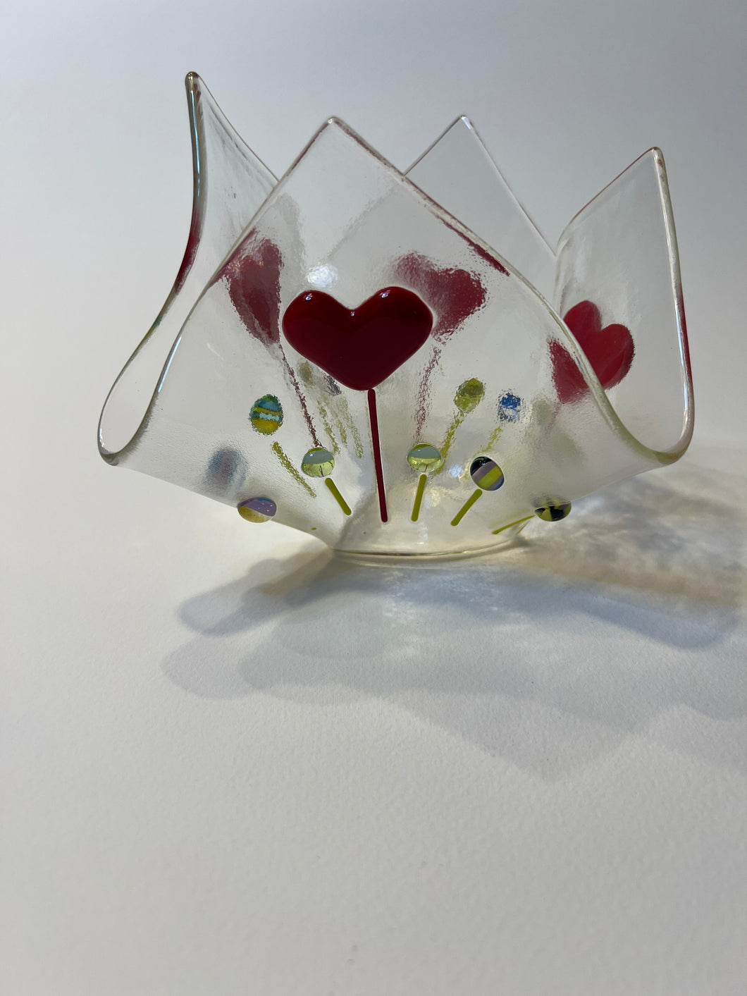 Hearts and Flowers Vase