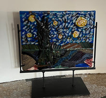 Starry Night  in Glass Frit