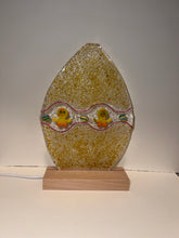Two Ducks on an Egg Nightlight with light stand