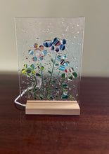 Flower Garden Glass Panel