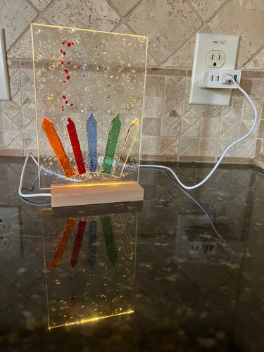 Crayons Nightlight Panel and LED Light Stand