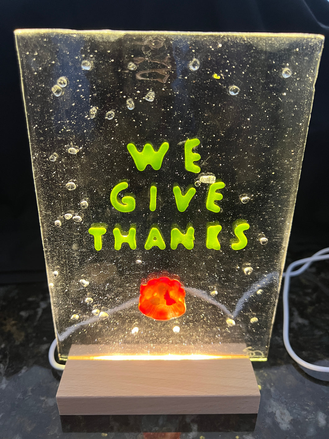We Give Thanks with a Turkey LED Nightlight