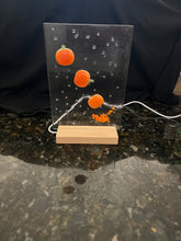 Tumbling Pumpkins Panel with LED Nightlight