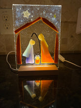 Large Light Up Nativity with LED stand