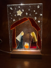 Large Light Up Nativity with LED stand