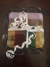 Lavender Coaster Set with stand