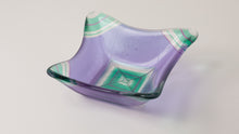 Lavender & Emerald Chip Bowl - 6"x6"x3"