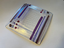 Analogous Purple to Pink Square Plate