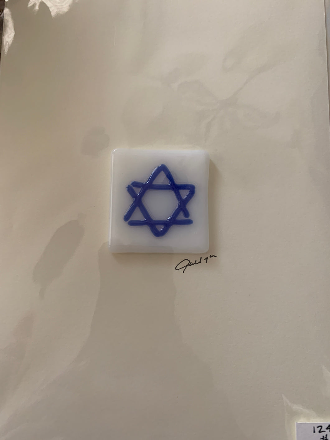 Jewish Greeting Cards with Glass attached