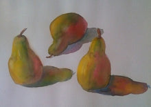 Watercolor Fruit Trio - SOLD
